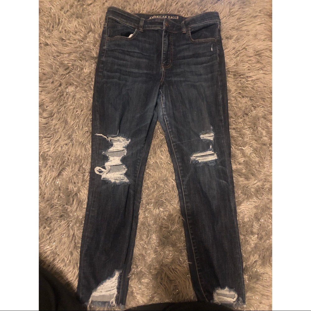 SOLD ❌❌❌American Eagle Hi-Rise Jegging Crop • 14